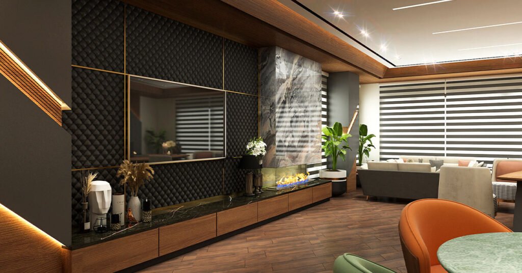 Crownline interior design projects in Riyadh